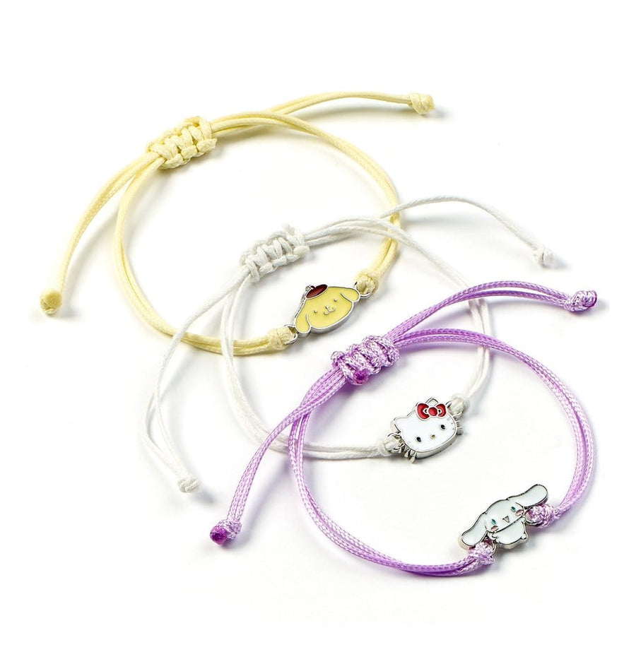 Sanrio Bracelet 3-Pack Hello Kitty, Cinnamonroll and Pompompurin