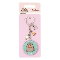 Pusheen - Keychain - Blue Pizza