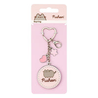 Pusheen - Keychain -  Pink Name