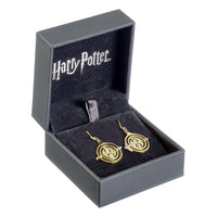 Harry Potter Drop Earrings Time Turner (gold plated)