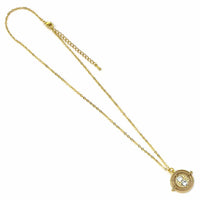 Harry Potter Pendant & Necklace Fixed Time Turner (gold plated)