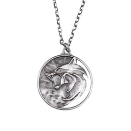 The Witcher Replica 1/1 Necklace Wolf Medallion