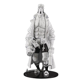 Hellboy Vinyl Statue 30th Anniversary B&W Variant Previews Exclusive 32 cm