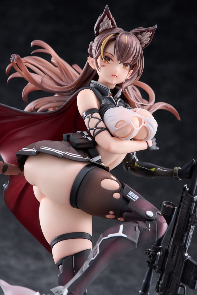 Original Character PVC 1/7 Ijuu Senki Series: Sniper Karihime Limited Distribution 27 cm
