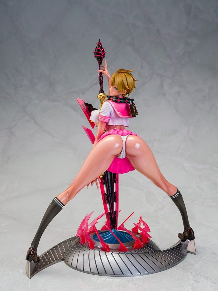 Original Character Mahou Shoujo Series Statue 1/6 Rui Asuka Pink Summer Sailor Ver. Illustration by Raita 29 cm
