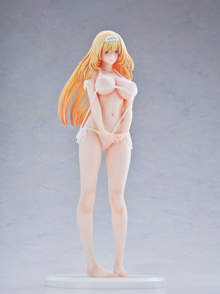 Original Model Statue 1/5 Tomoe Sakura Swimsuit Blonde Hair Wholesome Ver. Illustration by Toshi Tsutakaze 32 cm