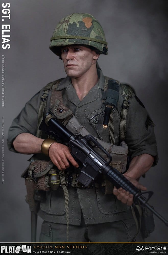 Platoon Action Figure 1/6 Sergeant Elias 30 cm