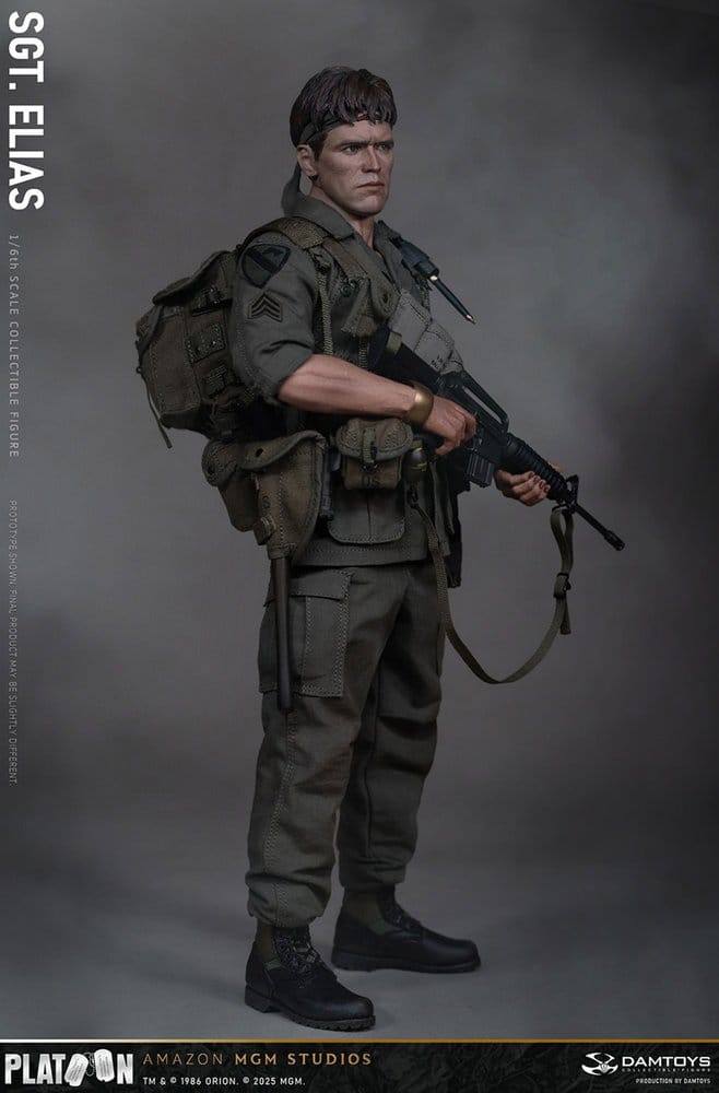 Platoon Action Figure 1/6 Sergeant Elias 30 cm