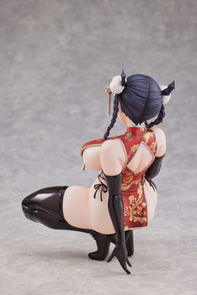 Original Character Statue 1/6 Dragon Chinese Dress Sugata no Ane no Tomodachi Illustrated by Daiki Kase 17 cm