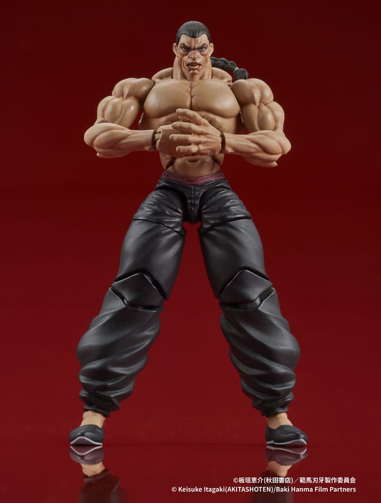 Baki Hanma Digaction Action Figure Retsu Kaioh 7 cm