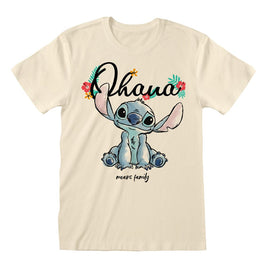 Lilo & Stitch T-Shirt Ohana Means Family  Size M