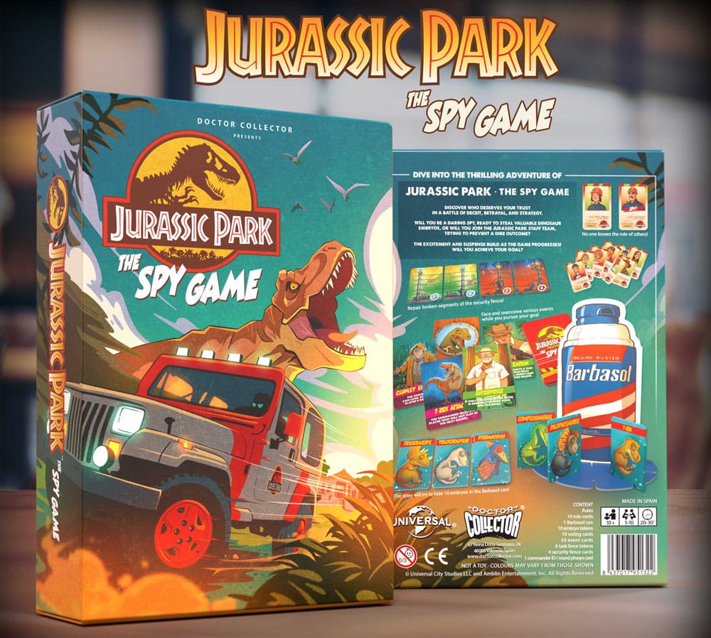Jurassic Park Hidden Role Game The Spy Game *English Version*