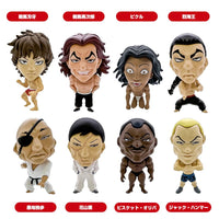 Baki Hanma 16d Collectible Figure Collection PVC Figures 8-Pack Baki Hanma 6 cm