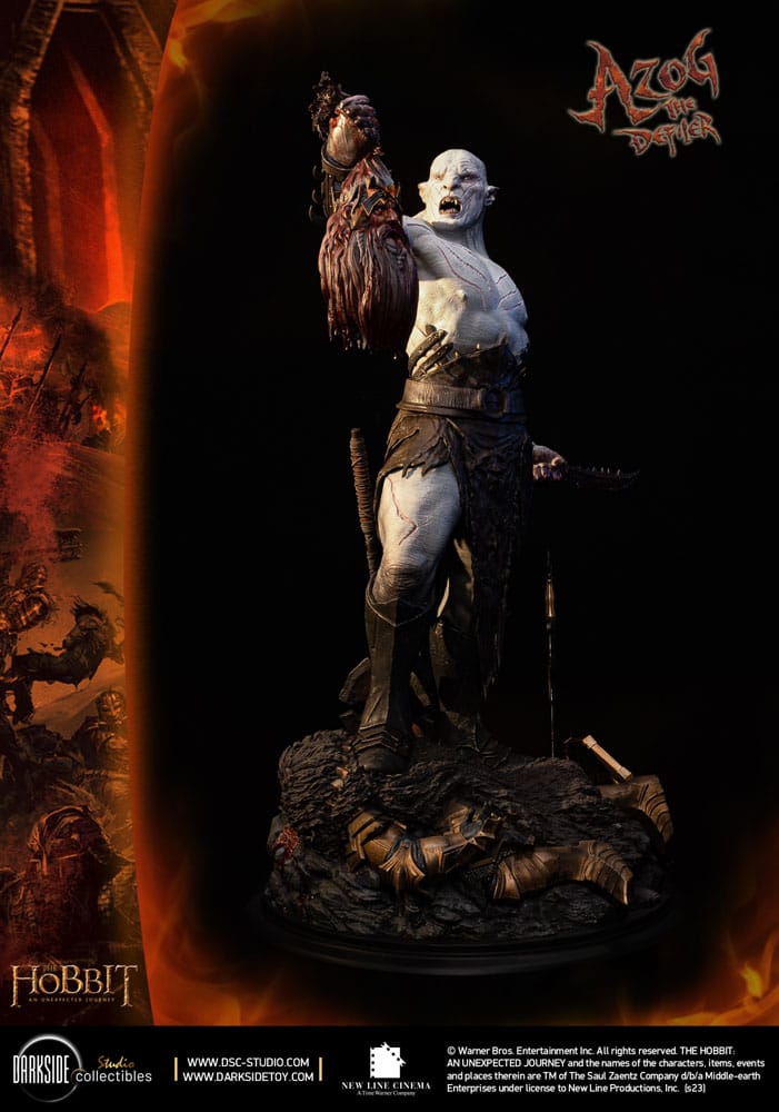 The Hobbit MS Series Statue 1/3 Azog The Defiler John Howe Signature Edition Edition 90 cm