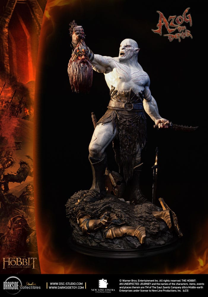 The Hobbit MS Series Statue 1/3 Azog The Defiler John Howe Signature Edition Edition 90 cm