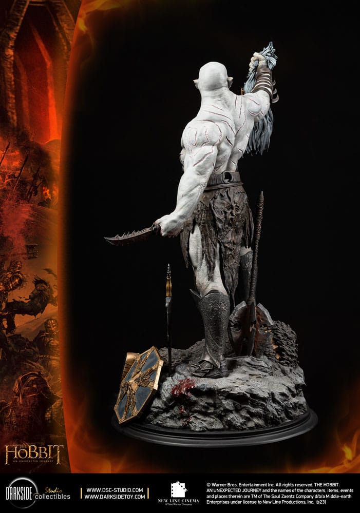 The Hobbit QS Series Statue 1/4 Azog The Defiler John Howe Signature Edition Edition 68 cm
