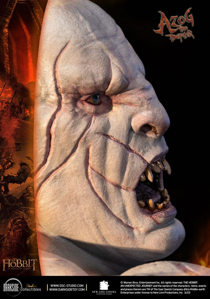 The Hobbit QS Series Statue 1/4 Azog The Defiler John Howe Signature Edition Edition 68 cm