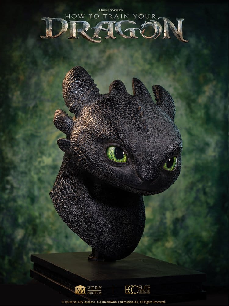 How to Train Your Dragon Life Size Bust Toothless 66 cm