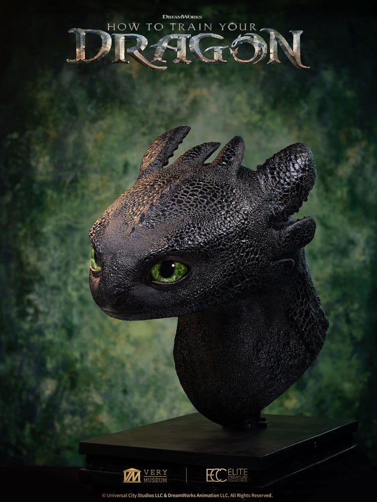 How to Train Your Dragon Life Size Bust Toothless 66 cm