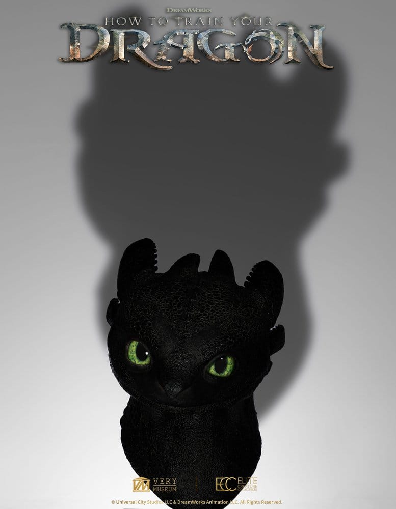 How to Train Your Dragon Life Size Bust Toothless 66 cm