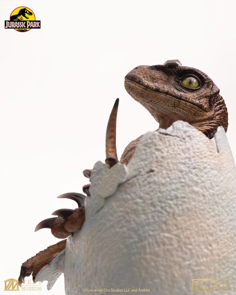 Jurassic Park Replica Bust Velociraptor Hatching Egg 24 cm