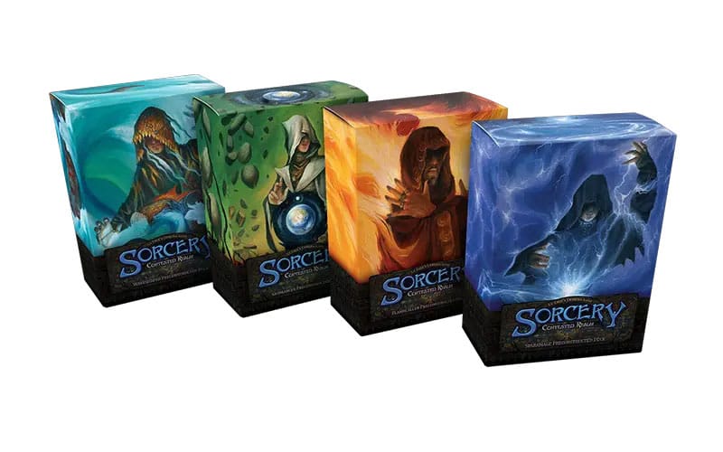 Sorcery: Contested Realm TCG Beta Edition Elemental Precon Decks Display (4) english
