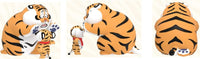 I Am Not Fat Tiger Roaring Love Series Mini Figures 9 cm Display (8)