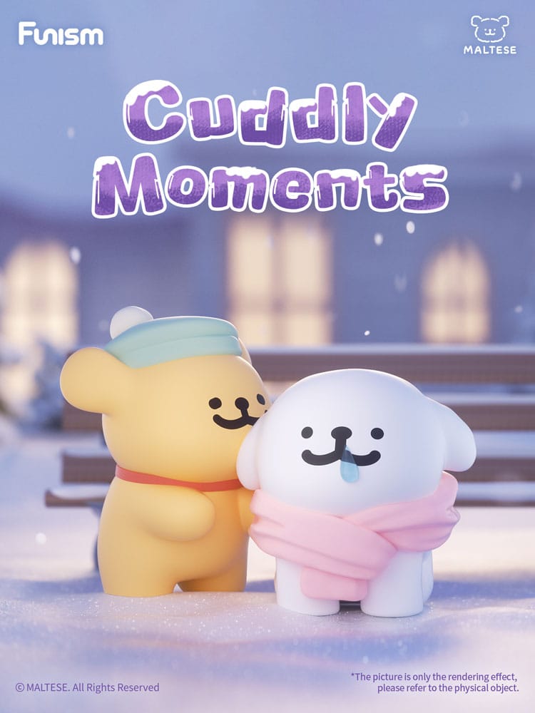Maltese Cuddly Moments Series Mini Figures 9 cm Display (8)
