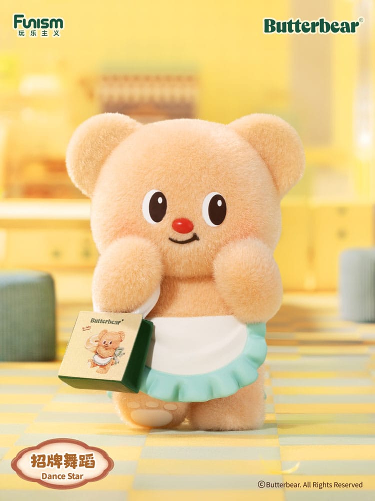 Butterbear Operating Day Series Mini Figures 9 cm Display (8)
