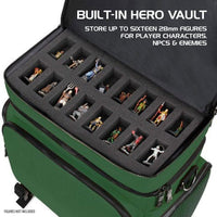 Enhance Tabletop Series Collectors Edition Adventurer's Travel Bag Green