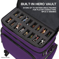 Enhance Tabletop Series Collectors Edition Adventurer's Travel Bag Purple