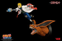 Naruto Shippuden PVC Statue 1/8 Minato Namikaze Vs Nine Tailed Fox 41 cm