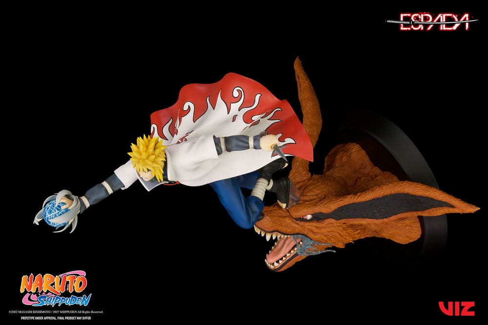 Minato Namikaze (Naruto Shippuden) Minato Namikaze Vs Nine Tailed Fox