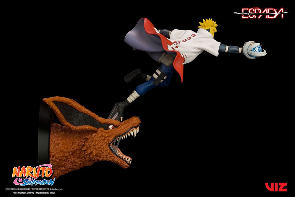 Minato Namikaze (Naruto Shippuden) Minato Namikaze Vs Nine Tailed Fox