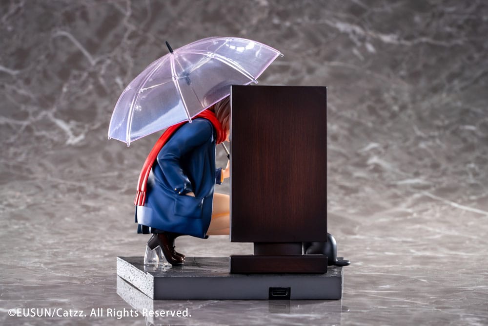 Original Character Statue 1/7 Rainy Day - Meeting Illustrated by Catzz 16 cm