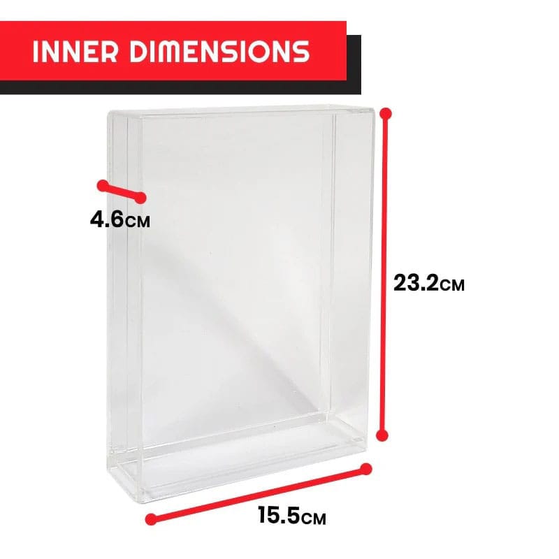 Evoretro Acrylic Display Cases 2-Pack for Action Figures