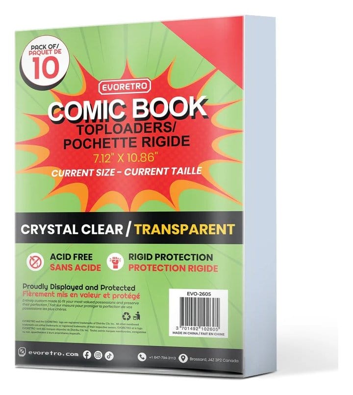 Evoretro Comics Topload Holder 10-Pack Current