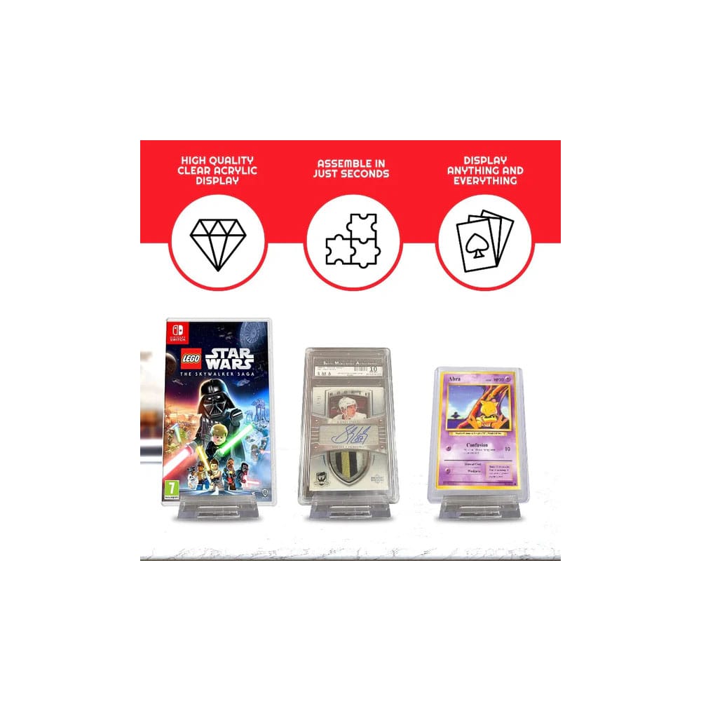 Adjustable Easel Stand 6-Pack Compatible with Video Game Cases