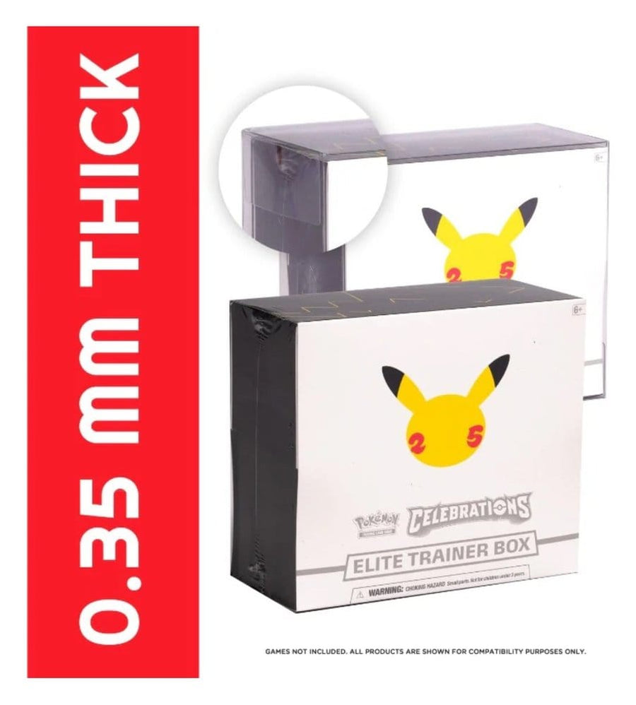 Evoretro PET Display Case Protector for Pokémon ETB (1-Pack)