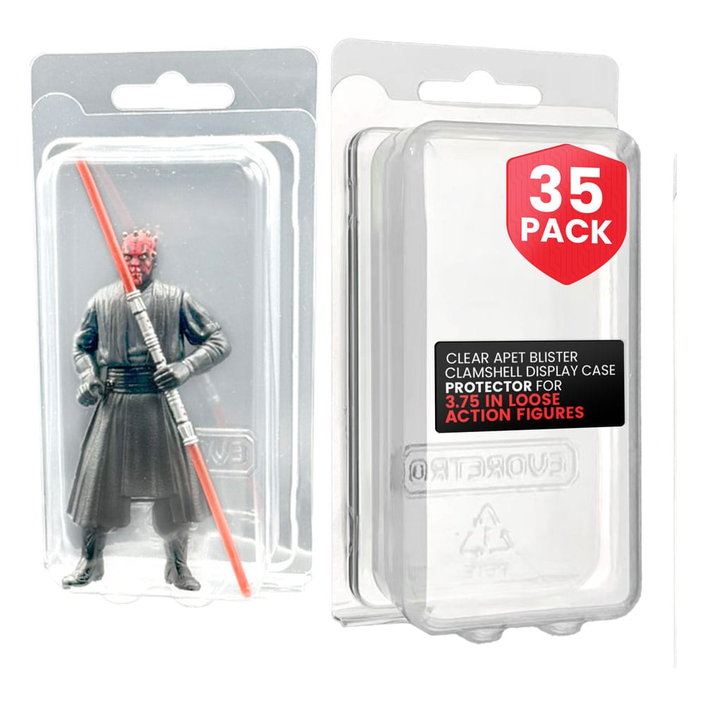 Clamshell PET Protectors 35-Pack for Action Figures XL