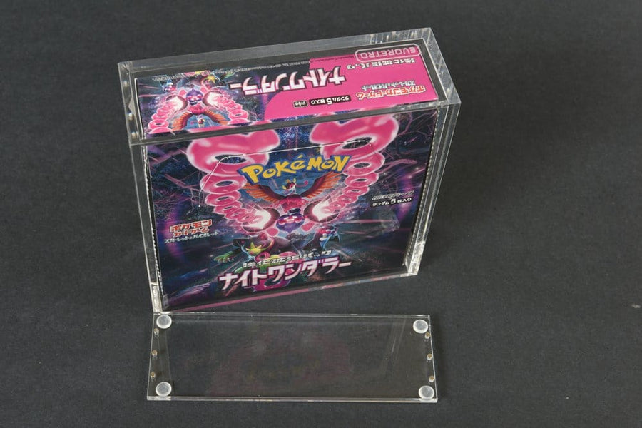Evoretro Acrylic Display Case for Pokémon Large Japanese Booster Box