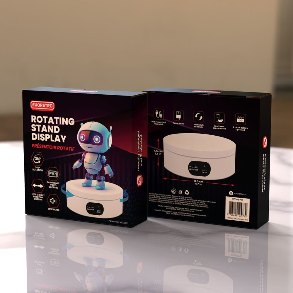 Evoretro Stand Display Rotating