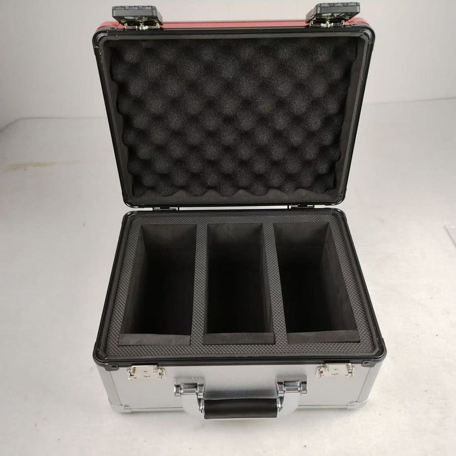 Evoretro Trading Card Storage Box for 90 Cards X Red and Silver