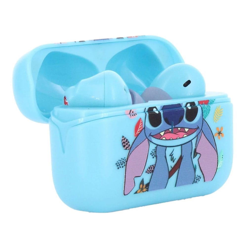 Lilo & Stitch Holdems Mini Holder & Wireless Headphones Stitch Design 2 mit TWS Buds Pro 10 cm