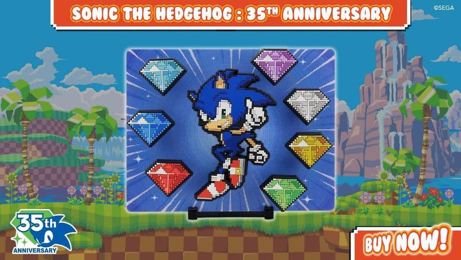 Sonic The Hedgehog FiGGYZ Magnet Collectible Modern Sonic 35th Anniversary 9 cm