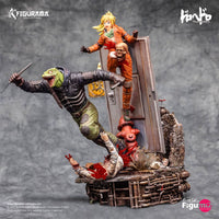 Dorohedoro Elite FigumiZ Diorama 1/8 Caiman & Nikaido 37 cm