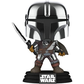 Star Wars: Mandalorian POP! Vinyl Figure MandoW/DrkSabr(GW/MT) 9 cm