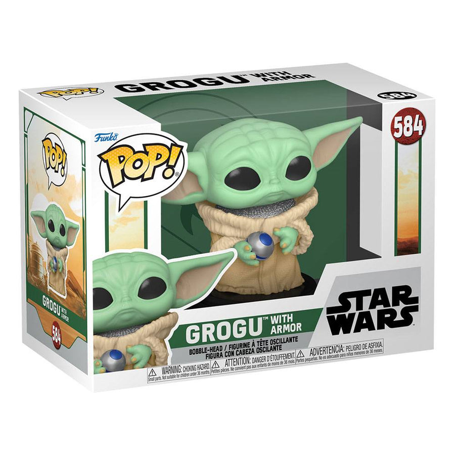 Star Wars The Book of Boba Fett POP! TV Vinyl Figure Grogu w/armor 9 cm