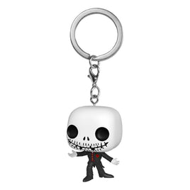 Nightmare before Christmas 30th POP! Vinyl Keychains 4 cm Formal Jack Display (12)