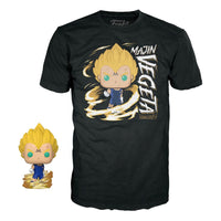 Dragonball Z POP! & Tee Box Majin Vegeta (GW) Size M